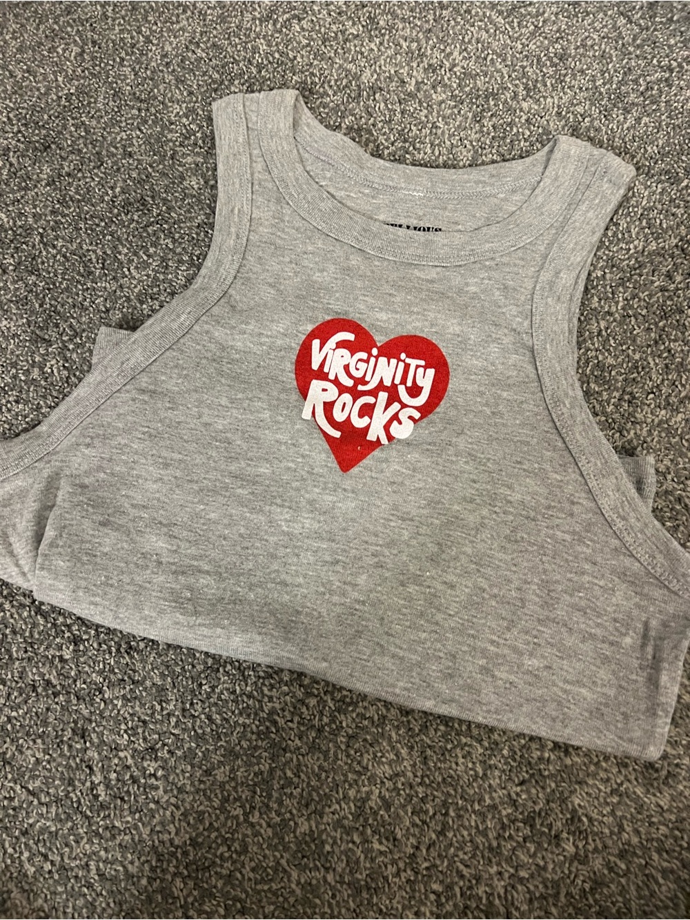 Virginity Rocks Tank Top Raw & Rebellious